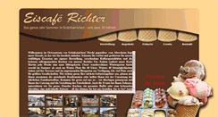Desktop Screenshot of eiscafe-richter.gruenhainichen.de